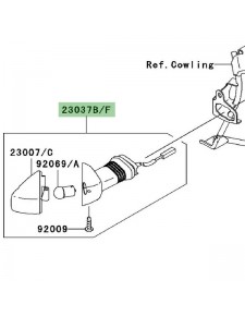 Clignotant avant gauche Kawasaki Z750 (2007-2012) | Moto Shop 35