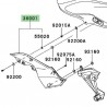 Cache latéral sous réservoir Kawasaki Z750R (2011-2012)