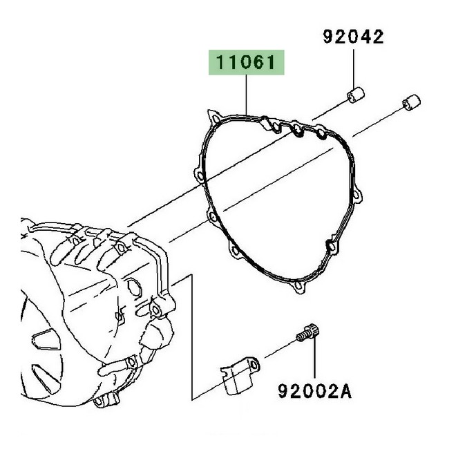 Joint carter d'alternateur Kawasaki Z750R (2011-2012) | Réf. 110610294