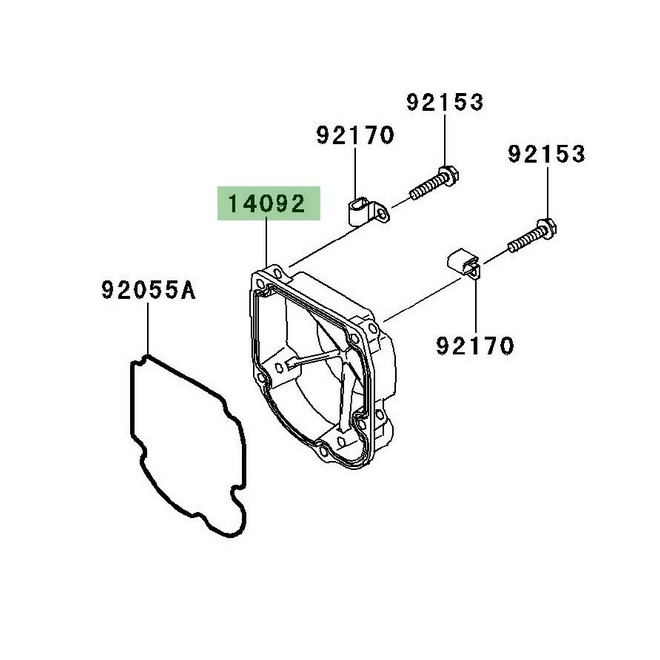 Carter d'allumage Kawasaki Z750R (2011-2012) | Réf. 140920726