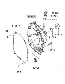 Carter d'embrayage Kawasaki Z750R (2011-2012) | Réf. 140320559