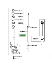 Tube de fourche gauche Kawasaki Z750R (2011-2012) | Réf. 440130174