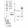 Tube de fourche Kawasaki Z750R ABS (2011-2012)