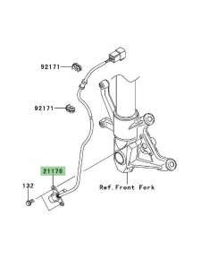 Câble ABS avant Kawasaki Z750R (2011-2012) | Réf. 211760083