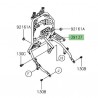 Support tête de fourche Kawasaki Versys-X 300 (2017-2018)