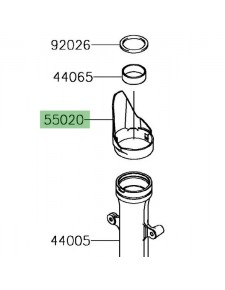 Protection de fourche Kawasaki Versys-X 300 (2017-2018) | Réf. 550201996