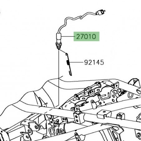Contacteur de frein arrière Kawasaki Versys-X 300 (2017-2018) | Réf. 270100726