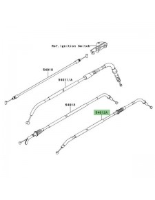 Câble fermeture des gaz Kawasaki Versys 650 (2007-2009)