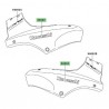 Autocollant "Kawasaki" tête de fourche Kawasaki Versys 650 (2007-2009)