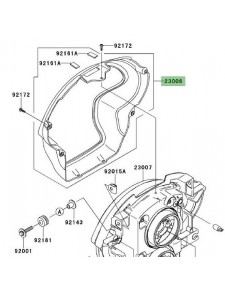 Entourage d'optique avant Kawasaki Versys 650 (2007-2009) | Réf. 230060011