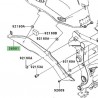 Cache latéral sous selle Kawasaki Versys 650 (2007-2009)