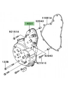 Carter d'alternateur Kawasaki Versys 650 (2007-2009) | Réf. 140310078