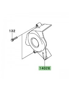 Carter pignon de sortie de boîte Kawasaki Versys 650 (2007-2009) | Réf. 140260021
