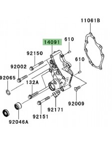 Carter de transmission Kawasaki Versys 650 (2007-2009) | Réf. 140910720