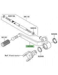 Sélecteur de vitesse Kawasaki 132360136