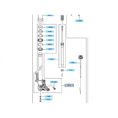 PIPE-FORK INNER RH