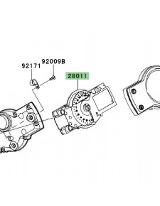 Compteur seul Kawasaki Versys 650 (2007-2009)