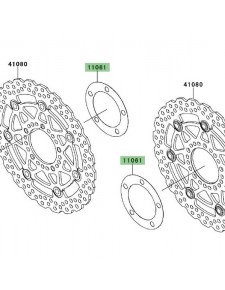 Joint de disque de frein avant Kawasaki Versys 650 (2007-2009) | Moto Shop 35