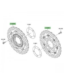 Disque de frein avant Kawasaki Versys 650 (2007-2009)