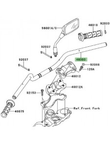 Guidon Kawasaki Versys 650 (2007-2009) | Moto Shop 35