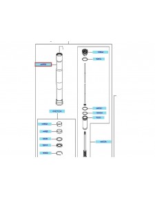 PIPE-FORK OUTER K.GOLD