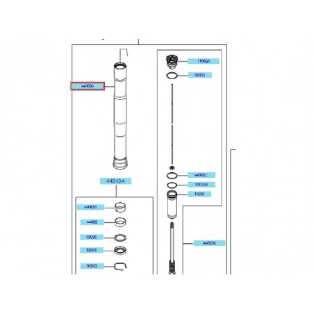 PIPE-FORK OUTER GRAY