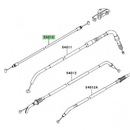 Câble fermeture de selle Kawasaki Versys 650 (2010-2014) | Moto Shop 35
