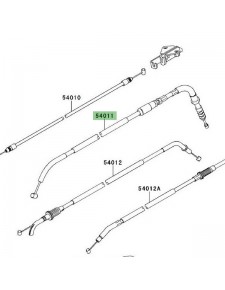 Câble d'embrayage Kawasaki Versys 650 (2010-2014) | Moto Shop 35