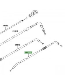 Câble fermeture des gaz Kawasaki Versys 650 (2010-2014) | Moto Shop 35