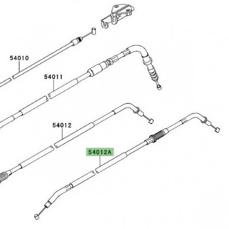 Câble fermeture des gaz Kawasaki Versys 650 (2010-2014) | Moto Shop 35