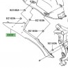 Cache latéral sous réservoir Kawasaki Versys 650 (2010-2014)